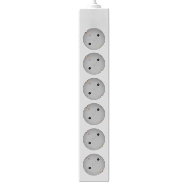 ¡Oferta! Garza Power - Regleta 6 enchufes Blanca