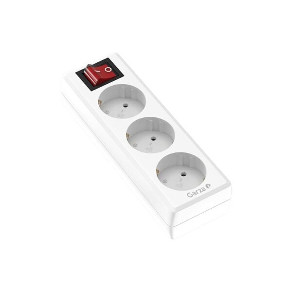 ¡Oferta! Garza Power - Regleta 6 enchufes Blanca