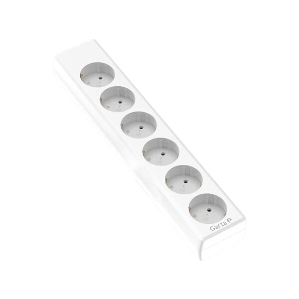 ¡Oferta! Garza Power - Regleta 6 enchufes Blanca