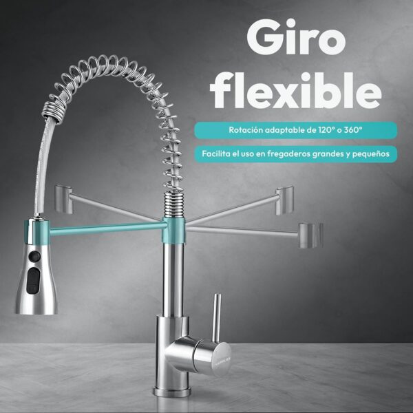 ¡Oferta! Grifo de Cocina Extraíble Profesional Inoxidable