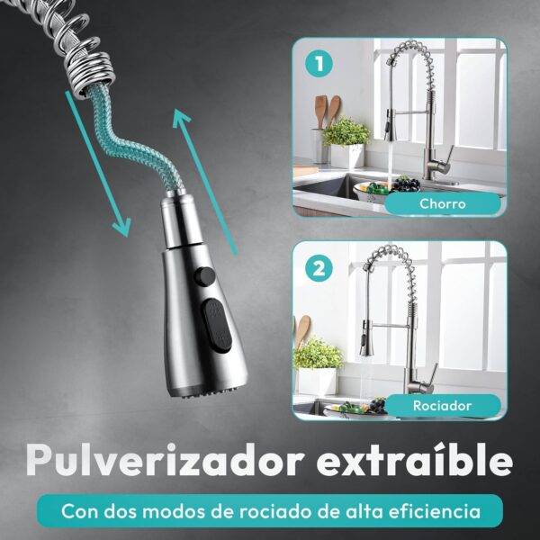 ¡Oferta! Grifo de Cocina Extraíble Profesional Inoxidable