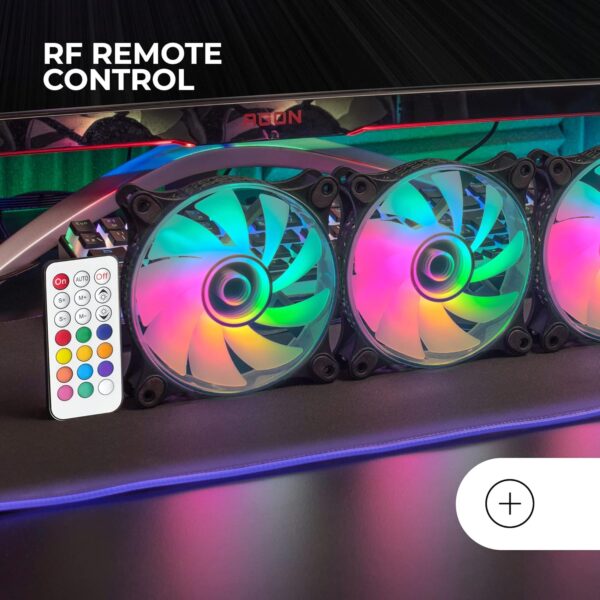 ¡Oferta! Kit 3 Ventiladores ARGB 360° Mars Gaming