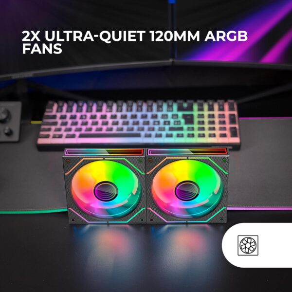 ¡Oferta! Kit 3 Ventiladores ARGB 360° Mars Gaming