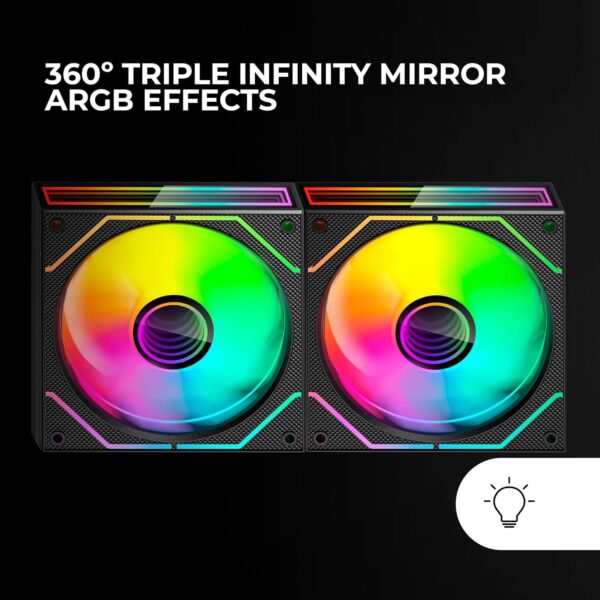¡Oferta! Kit 3 Ventiladores ARGB 360° Mars Gaming