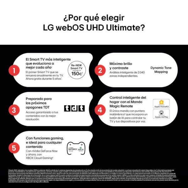 ¡Oferta! LG 43" UHD 4K TV con WebOS