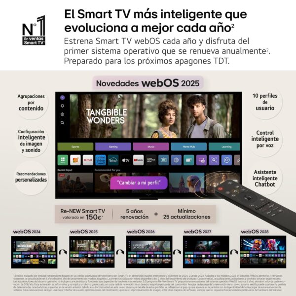 ¡Oferta! LG 43" UHD 4K TV con WebOS