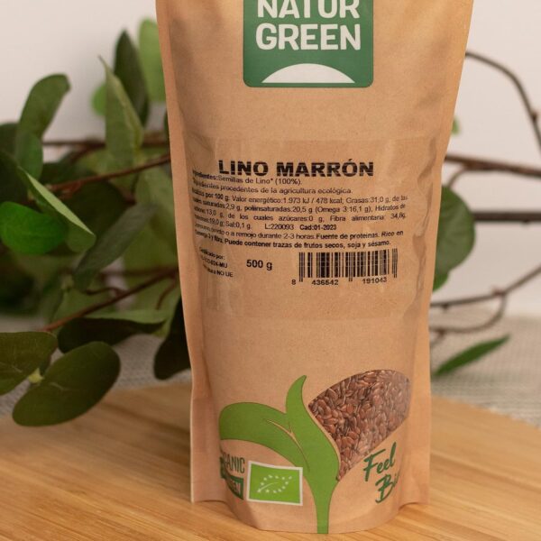 ¡Oferta! NaturGreen - Semillas de Lino Orgánicas 500g