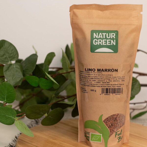 ¡Oferta! NaturGreen - Semillas de Lino Orgánicas 500g