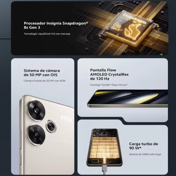 ¡Oferta! POCO F6 Global - Snapdragon 8s Gen 3