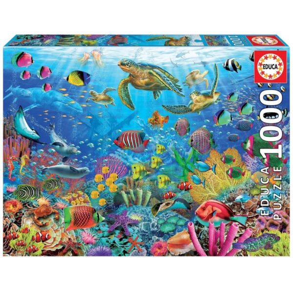 ¡Oferta! Puzzle Educa 1000 Piezas: Tortugas en Paraíso