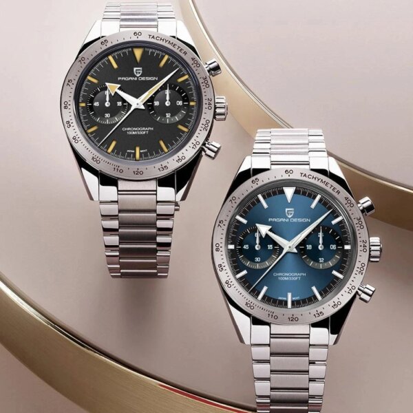 ¡Oferta! Reloj PAGANI Retro Hombre Cronógrafo Lunar