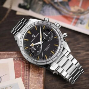 ¡Oferta! Reloj PAGANI Retro Hombre Cronógrafo Lunar