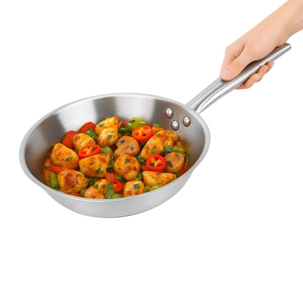 ¡Oferta! Set de 3 Sartenes Inoxidable Aptas Inducción