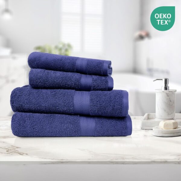 ¡Oferta! Toallas de baño Amazon Basics - 4 piezas