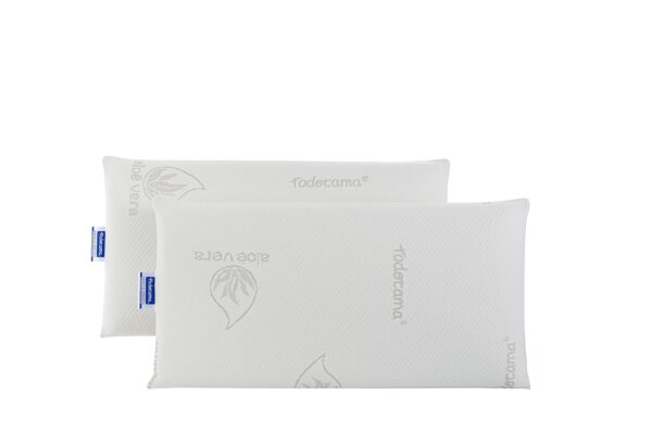 Pack de 2 Almohadas Viscoelásticas Aloe Vera