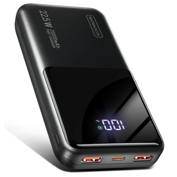 Power Bank 20000mAh Carga Rápida PD3.0