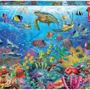 Puzzle Educa 1000 Piezas: Tortugas en Paraíso