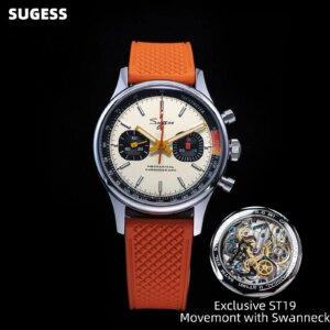 Reloj Piloto Sugess ST19 Cronógrafo Mecánico