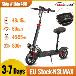 Scooter eléctrico 800W 50 km/h plegable