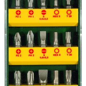 Set de 16 destornilladores Bosch 2607019453