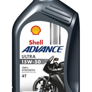 Shell Advance 4T Ultra 15W-50 1L - Aceite Sintético