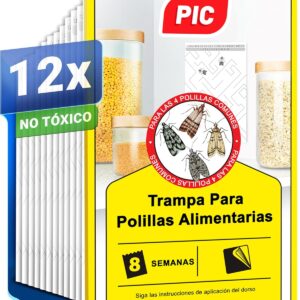 Trampas Adhesivas para Polillas de Alimentos