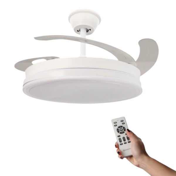 Ventilador de techo LED 36W con control remoto