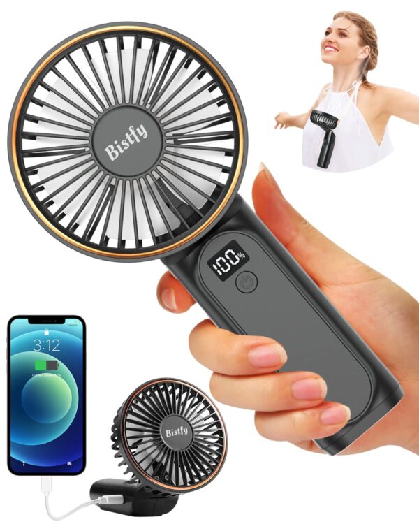 Ventilador Portátil Bistfy 5200mAh 6 Velocidades