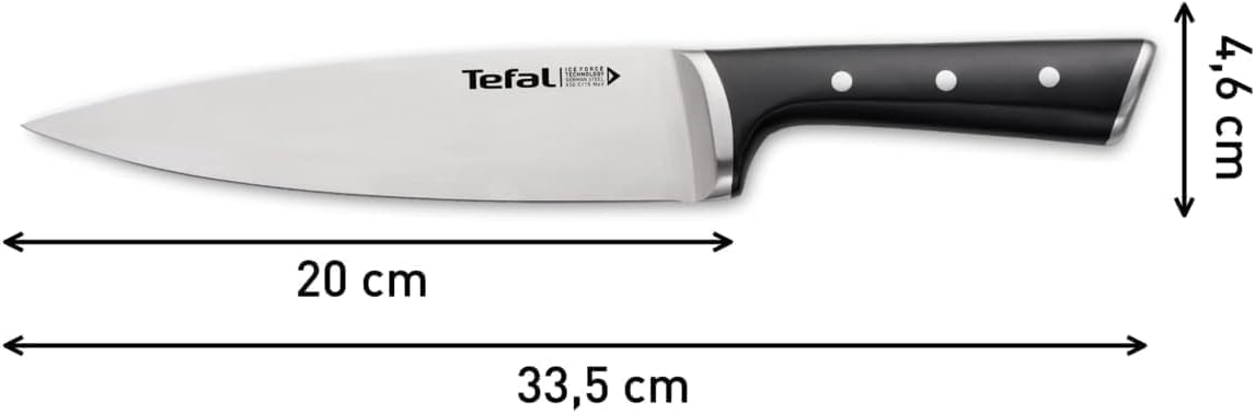 ¡Oferta! Cuchillo Chef Tefal Ice Force 20 cm