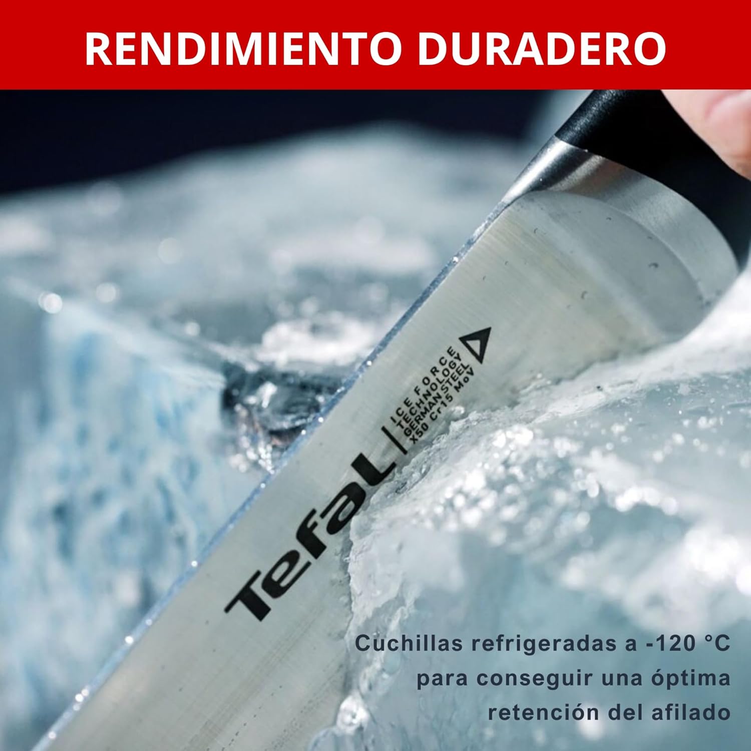 ¡Oferta! Cuchillo Chef Tefal Ice Force 20 cm